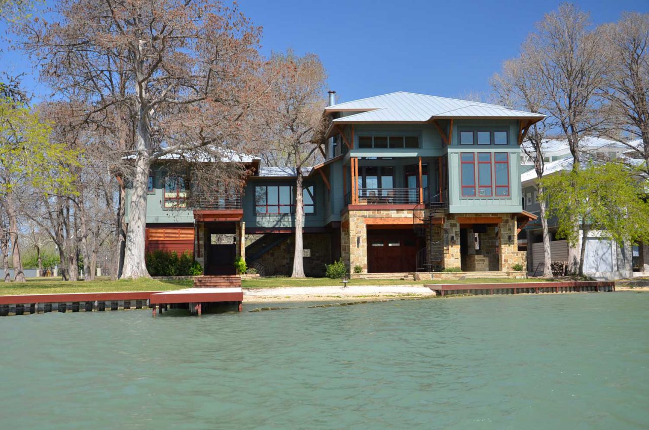 Custom Lake McQueeney Home by INsite Architecture