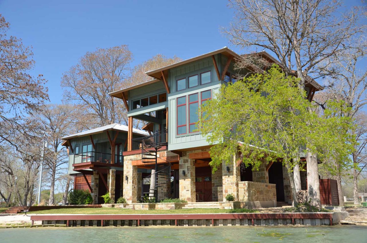 Custom Lake McQueeney Home by INsite Architecture