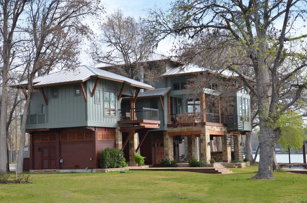 Custom Lake McQueeney Home by INsite Architecture